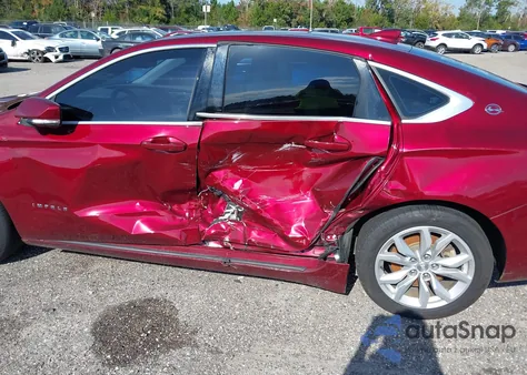 2017 Chevrolet Impala 1Lt from USA, damaged, VIN 2G1105S36H9189384